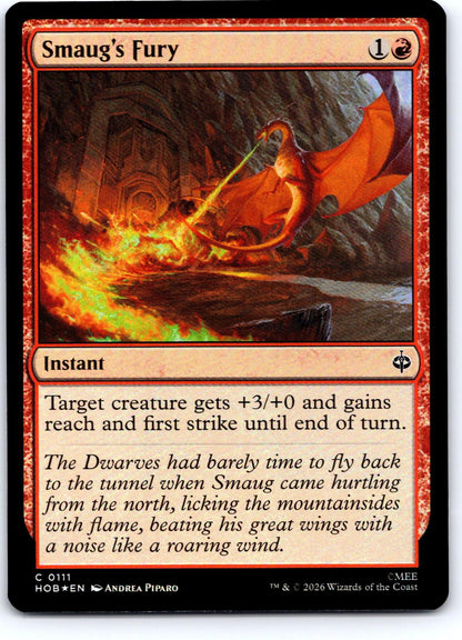 Smaug's Fury 111 Common The Hobbit Magic: The Gathering Foil Near Mint