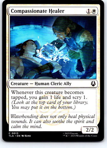 Compassionate Healer 13 Avatar: The Last Airbender Magic: The Gathering NM