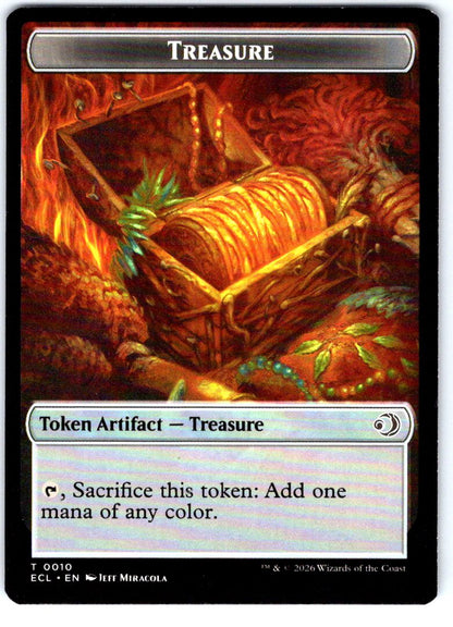 Kithkin // Treasure Double-Sided Token 7 // 10 Lorwyn Eclipsed MTG NM