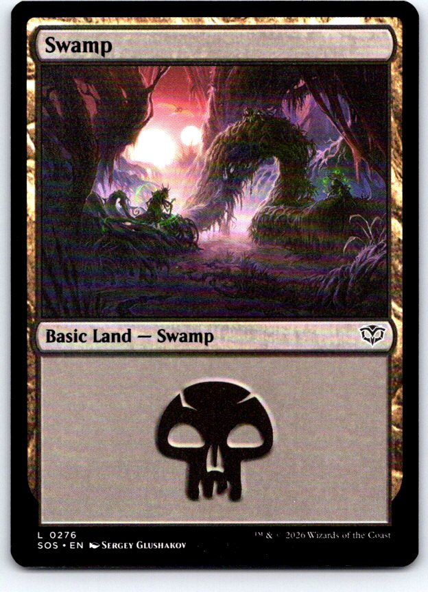 Swamp (0276) 276 Land Secrets of Strixhaven Magic: The Gathering Near Mint
