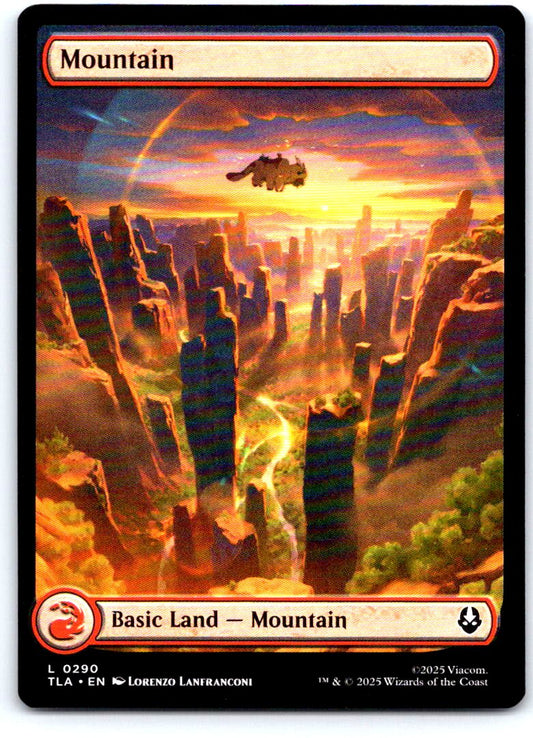 Mountain (0290) 290 Land Avatar: The Last Airbender Magic: The Gathering NM
