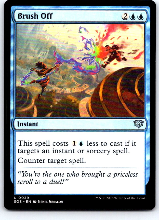 Brush Off 39 Uncommon Secrets of Strixhaven Magic: The Gathering Near Mint