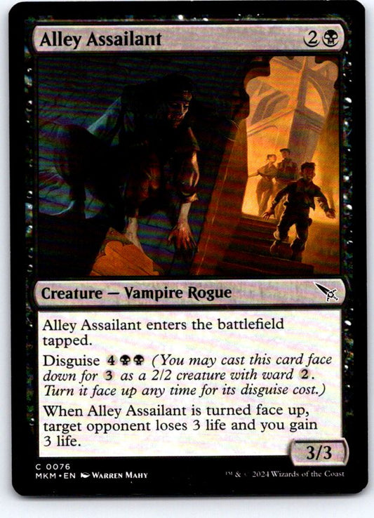 Alley Assailant 76 Common Murders at Karlov Manor Magic: The Gathering Near Mint