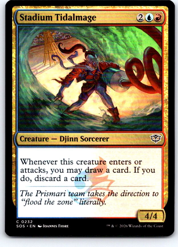 Stadium Tidalmage 232 Common Secrets of Strixhaven Magic: The Gathering NM