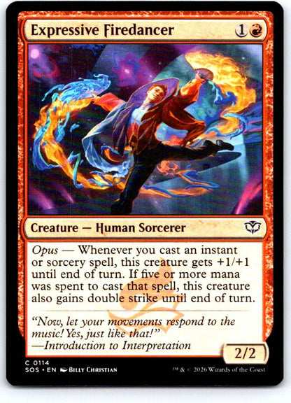 Expressive Firedancer 114 Common Secrets of Strixhaven Magic: The Gathering NM