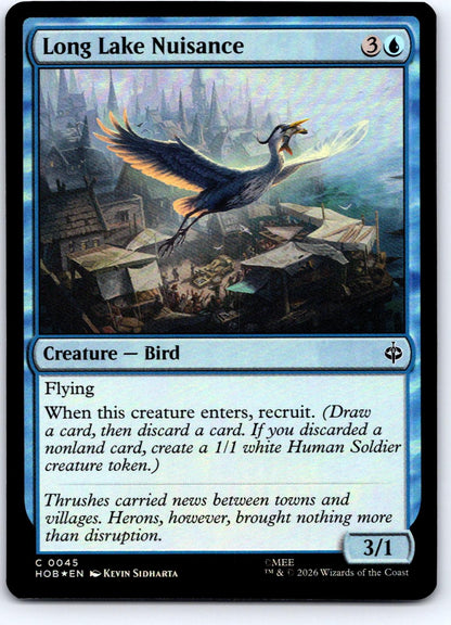 Long Lake Nuisance 45 Common The Hobbit Magic: The Gathering Foil Near Mint