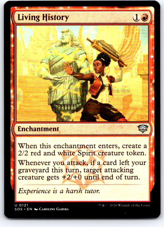 Living History 121 Uncommon Secrets of Strixhaven Magic: The Gathering Near Mint