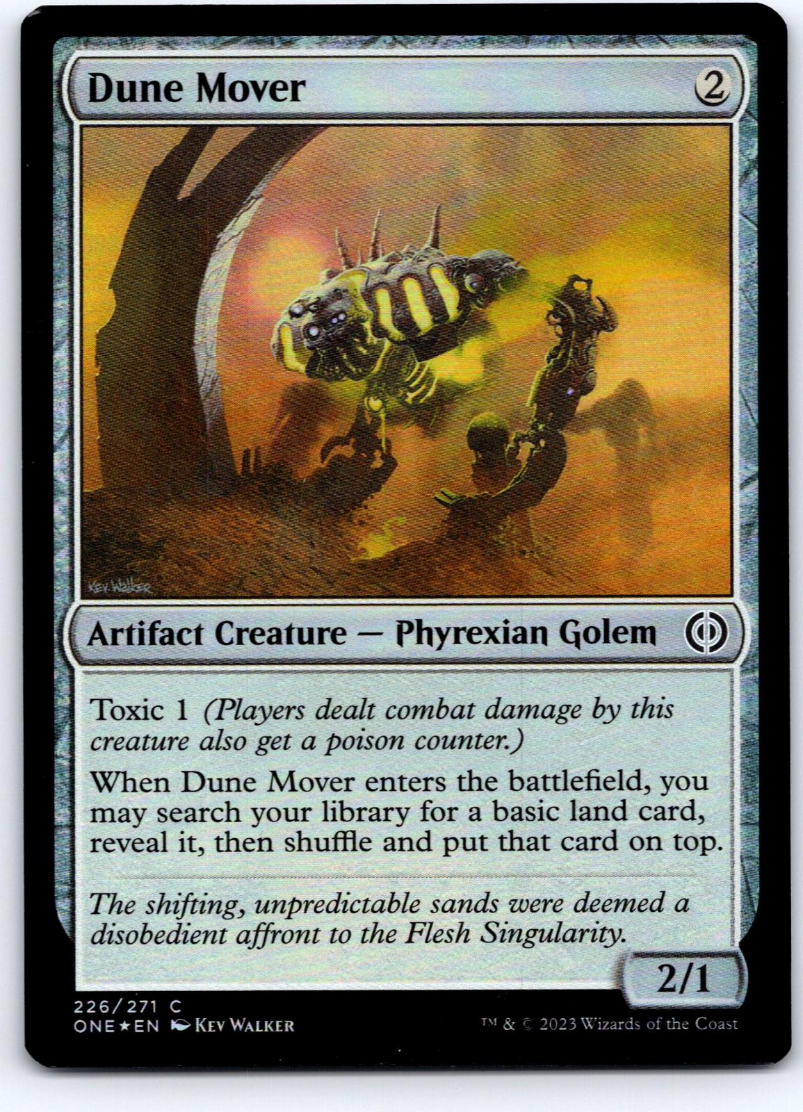 Dune Mover 226 Common Phyrexia: All Will Be One Magic: The Gathering Foil NM
