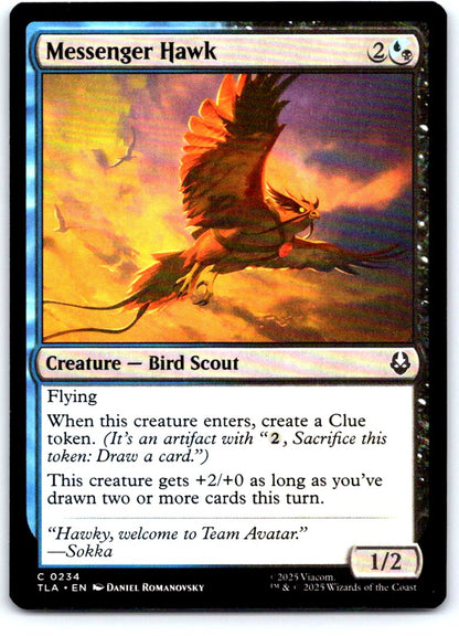 Messenger Hawk 234 Common Avatar: The Last Airbender Magic: The Gathering NM