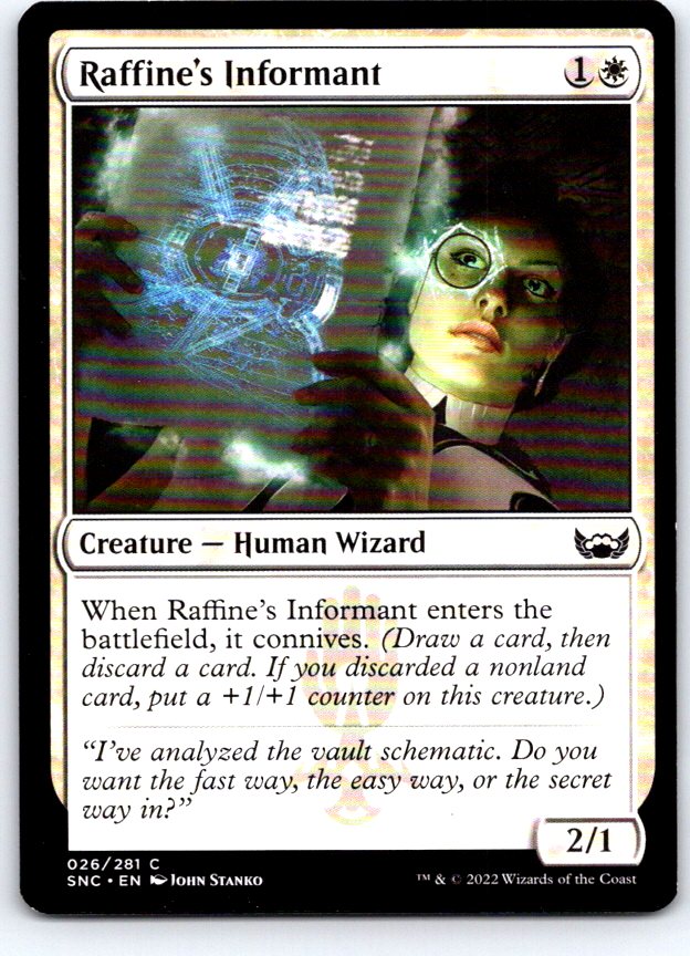 Raffine's Informant 26 Common Streets of New Capenna Magic: The Gathering NM
