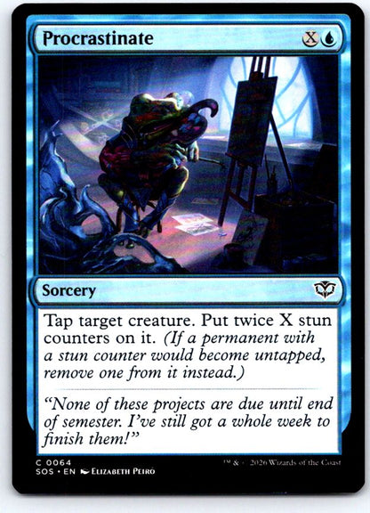 Procrastinate 64 Common Secrets of Strixhaven Magic: The Gathering Near Mint