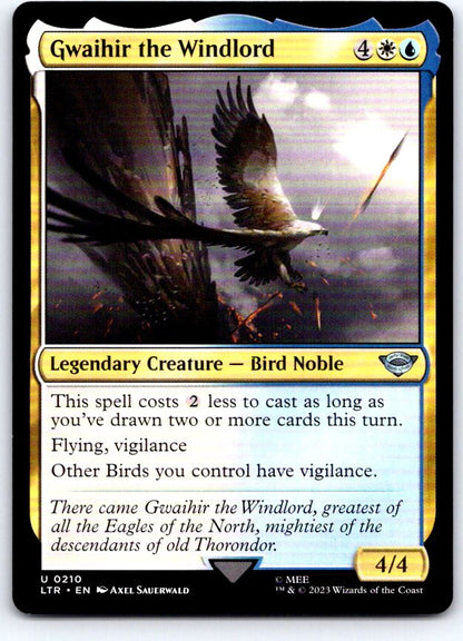 Gwaihir the Windlord 210 Universes Beyond: LOTR Magic: The Gathering NM