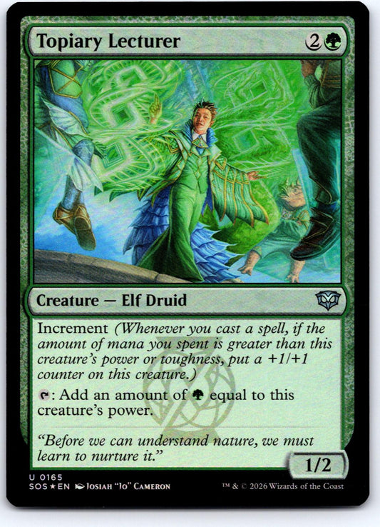 Topiary Lecturer 165 Uncommon Secrets of Strixhaven Magic: The Gathering Foil NM