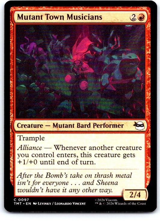 Mutant Town Musicians 0097 Teenage Mutant Ninja Turtles Magic: The Gathering NM