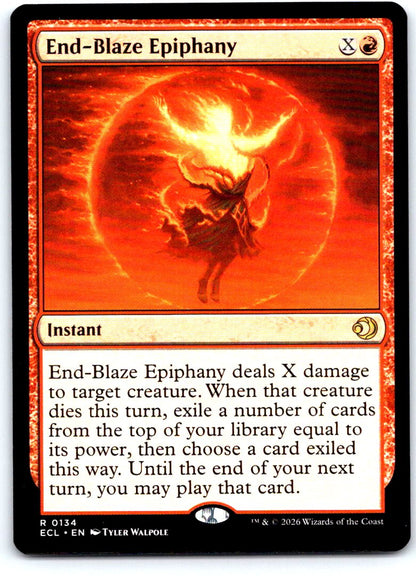 End-Blaze Epiphany 134 Rare Lorwyn Eclipsed Magic: The Gathering Near Mint