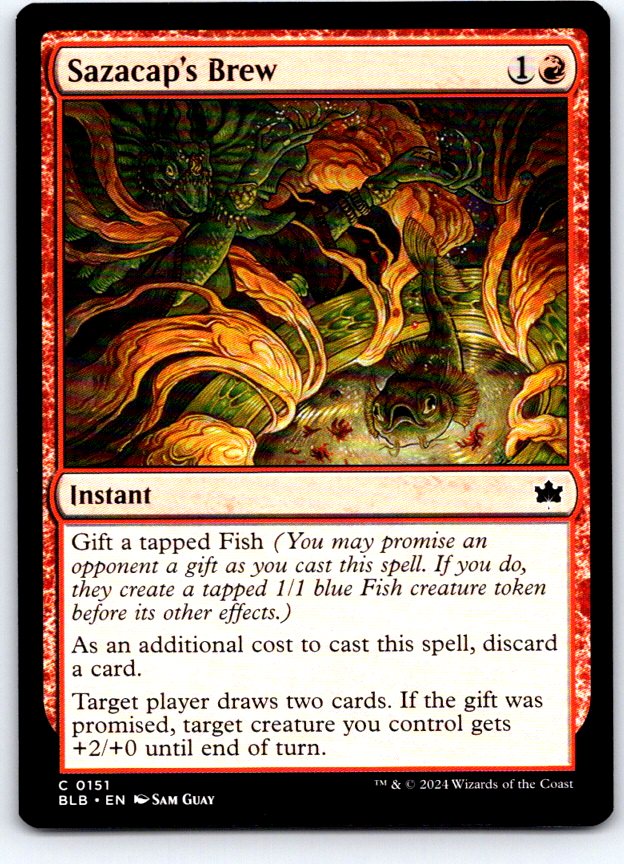 Sazacap's Brew 151 Common Bloomburrow Magic: The Gathering Near Mint