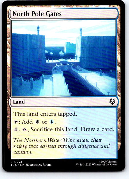North Pole Gates 274 Land Avatar: The Last Airbender Magic: The Gathering NM