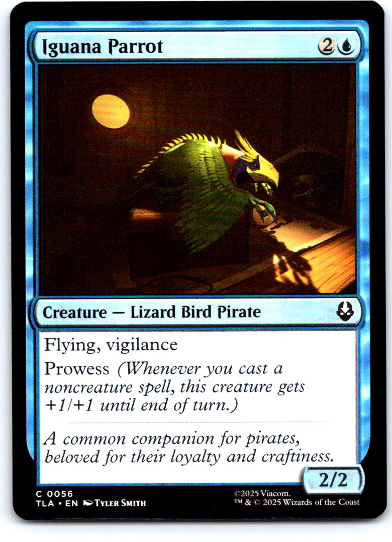 Iguana Parrot 56 Common Avatar: The Last Airbender Magic: The Gathering NM