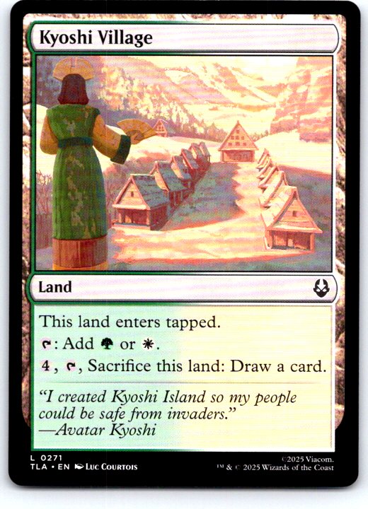 Kyoshi Village 271 Land Avatar: The Last Airbender Magic: The Gathering NM